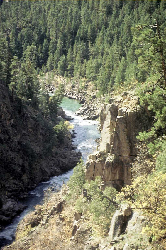 Der Animas tief unten 