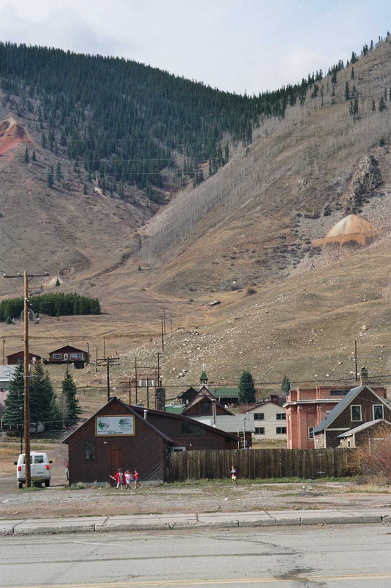 In den Bergen oberhalb Silvertons wird gebuddelt